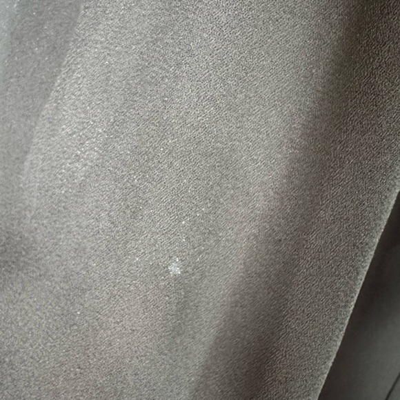 Sunday Best Black Chiffon Long Sleeve Front Wrap Dress Size 6 - Picture 10 of 10